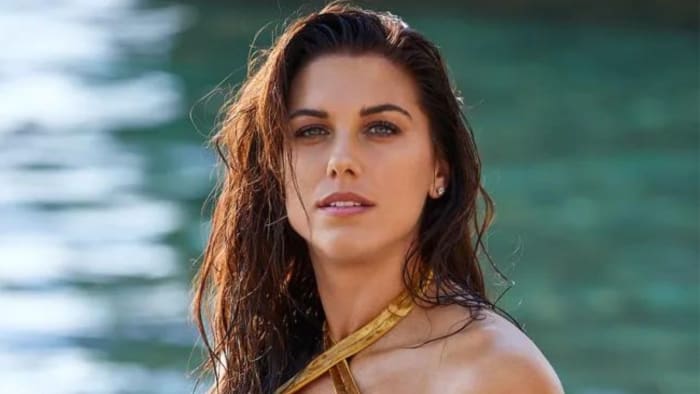 Alex Morgan was photographed by Ben Watts in St. Lucia.